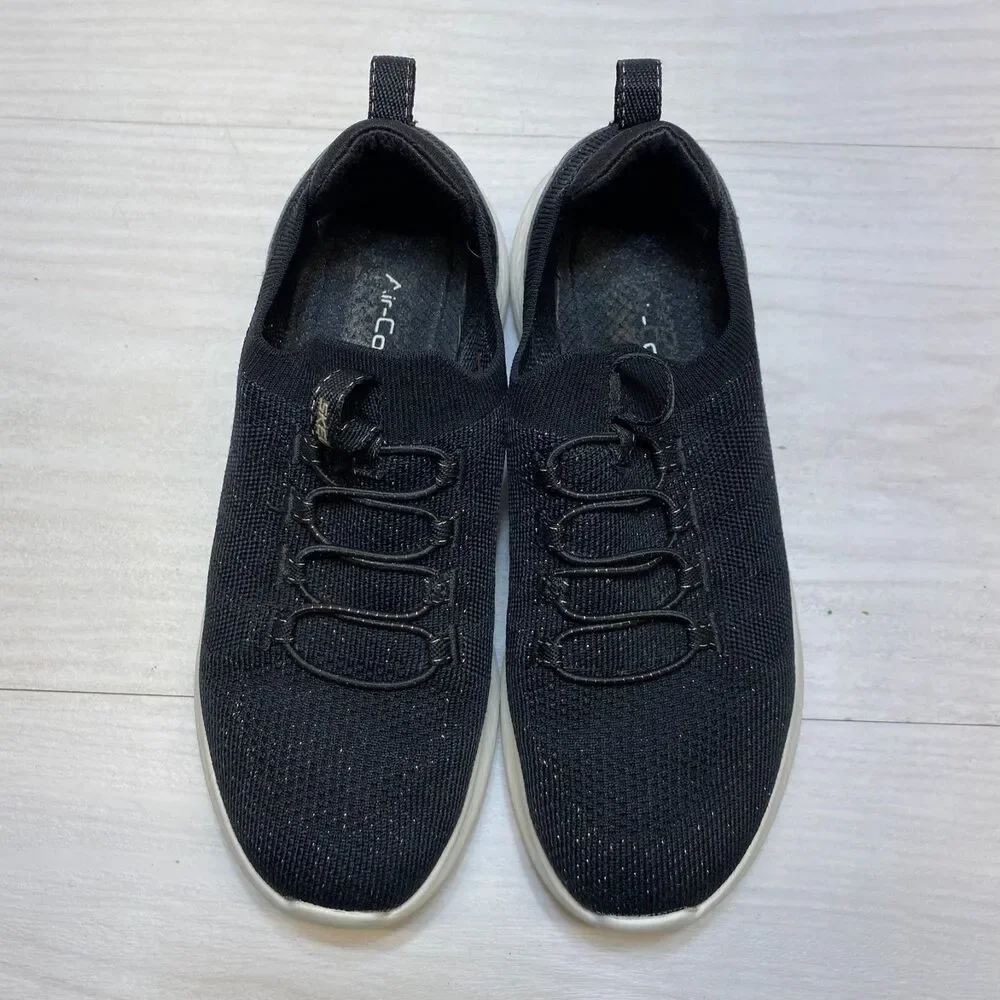 Skechers Skech-Lite‎ Pro Trainers Women's Size 6.5 Black Athletic Slip On Shoes